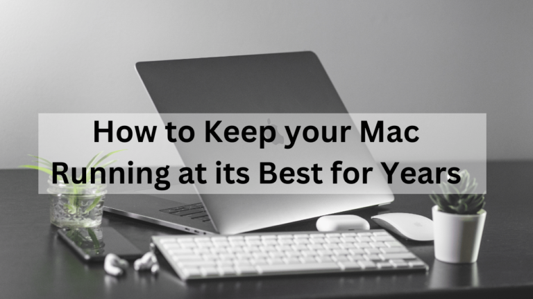 Keep your mac at its best