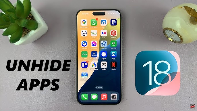 how to Unhide Apps on iPhone