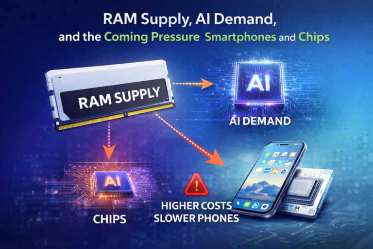 How RAM Supply Is Redefining Chips, Phones, and AI