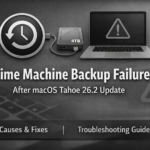 Time Machine Backup Fails After macOS Update | Fix & Diagnosis