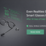 Even Realities G2 Smart Glasses with monochrome heads-up display showing calendar and notifications during daily use.