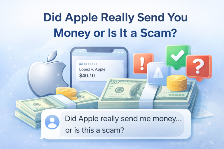 your payment for the lopez v apple, inc. settlement
